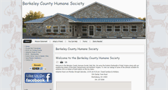Desktop Screenshot of berkeley.wvhumane.com